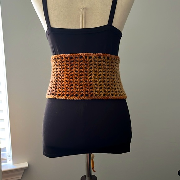 WIDE CROCHET BELT - Picture 3 of 8